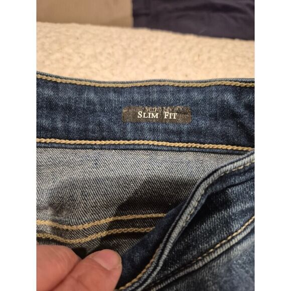 Judy Blue Women's Slim Fit Raw Hem Distressed Skinny Jeans 5/27 - Picture 5 of 9